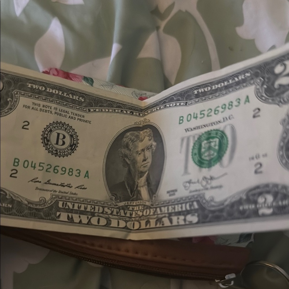 Decorative Two Dollar Bill